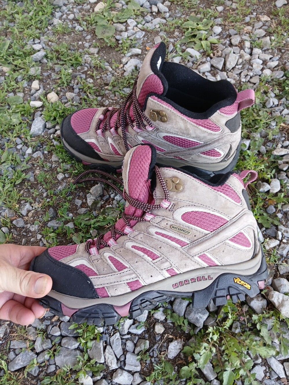 Merrell Moab II Waterproof Hiking/Adventure Camping Boots Size 8 for Women - Picture 7 of 9